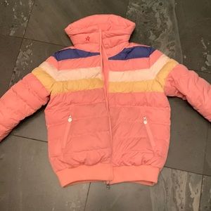 PERFECT MOMENT STRIPE PINK JACKET